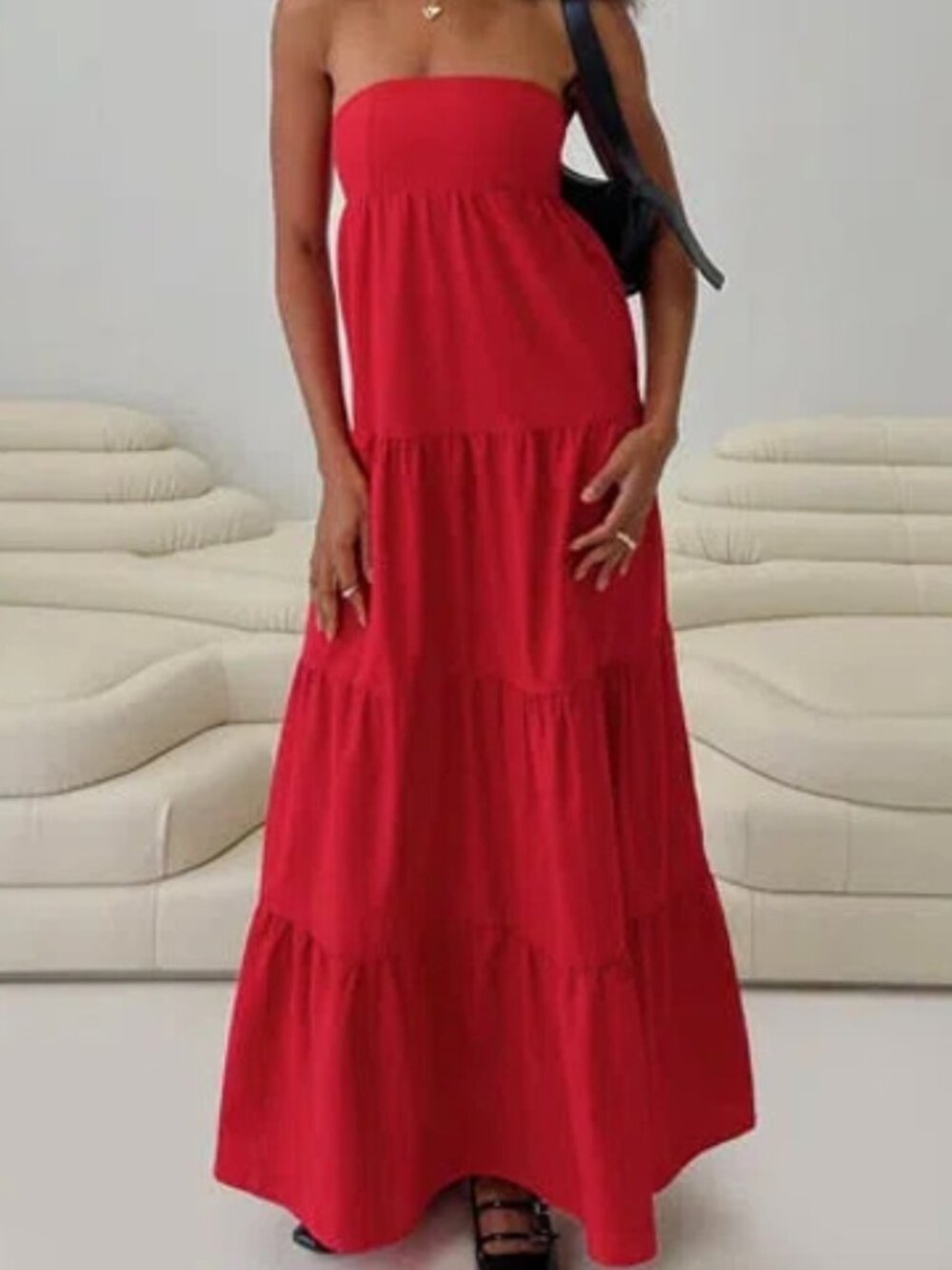 PRINCESS POLLY Kazia Maxi Dress In Red